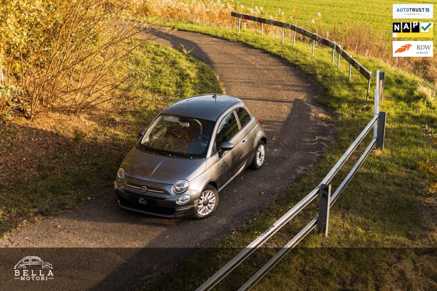 Fiat 500 - Pop 0.9 TwinAir Automaat | Lichtgrijs Metallic | Uconnect | Lichtmetalen velgen | Aircondi - AutoWereld.nl