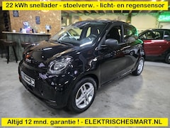 Smart Forfour - EQ Comfort - 22 kWh snellader 3 fase - stoelverwarming - licht- en regensensor - 12 maande