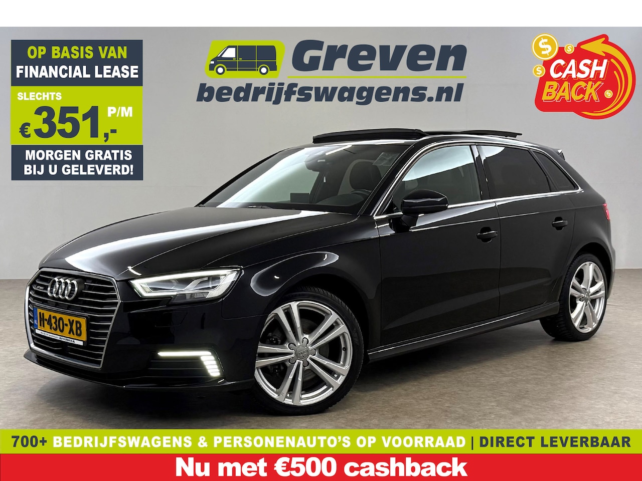 Audi A3 Sportback - 40 e-tron 225PK S-line | Pano | Virtual | LED | Carplay | Adaptive Cruise | Stoelverw. l N - AutoWereld.nl