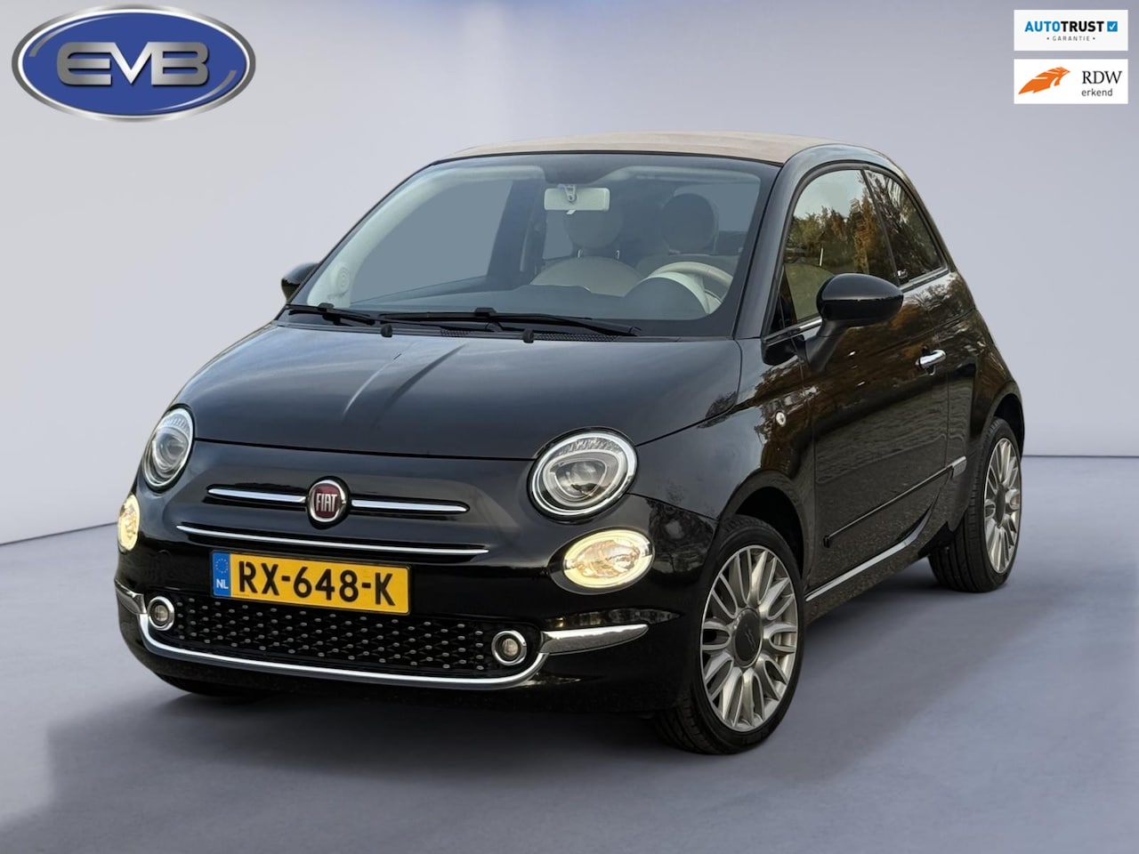Fiat 500 C - 1.2 Popstar 4 cilinder , climaat control , cruisecontrol,16 inch, mooie uitvoering - AutoWereld.nl