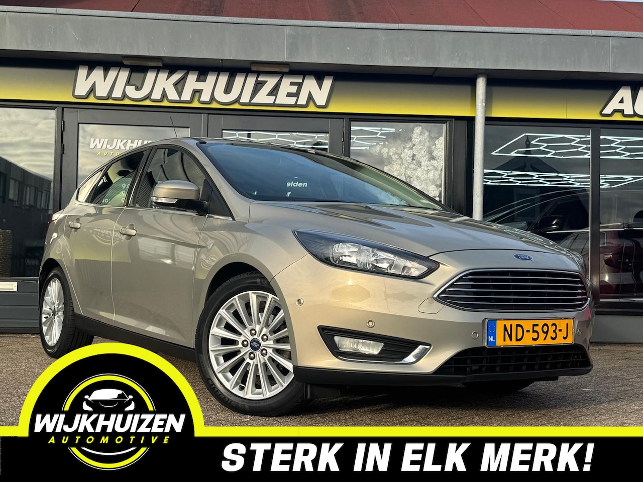 Ford Focus - 1.0 Titanium met Climate !!! Navigatie !!! Pdc !!! Nap !!! - AutoWereld.nl