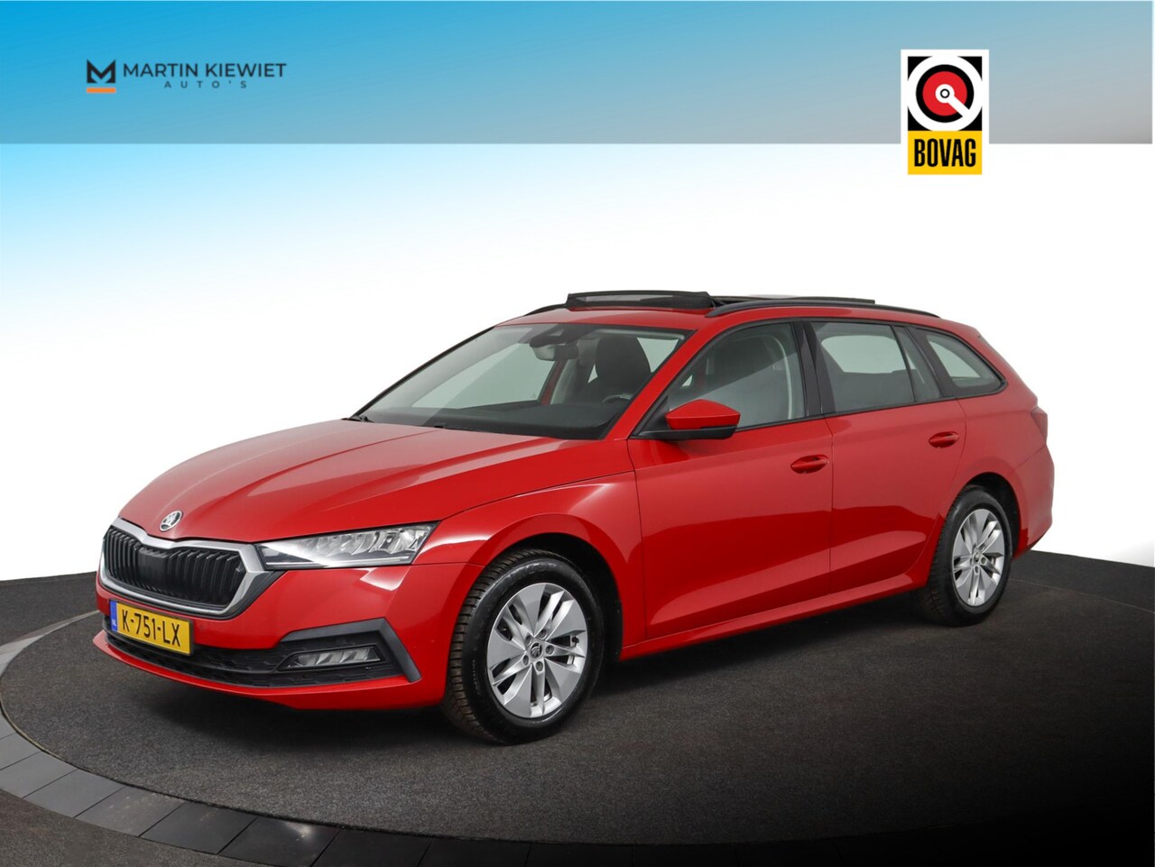 Skoda Octavia Combi - 1.0 TSI Business Edition|Panoramadak|Trekhaak - AutoWereld.nl