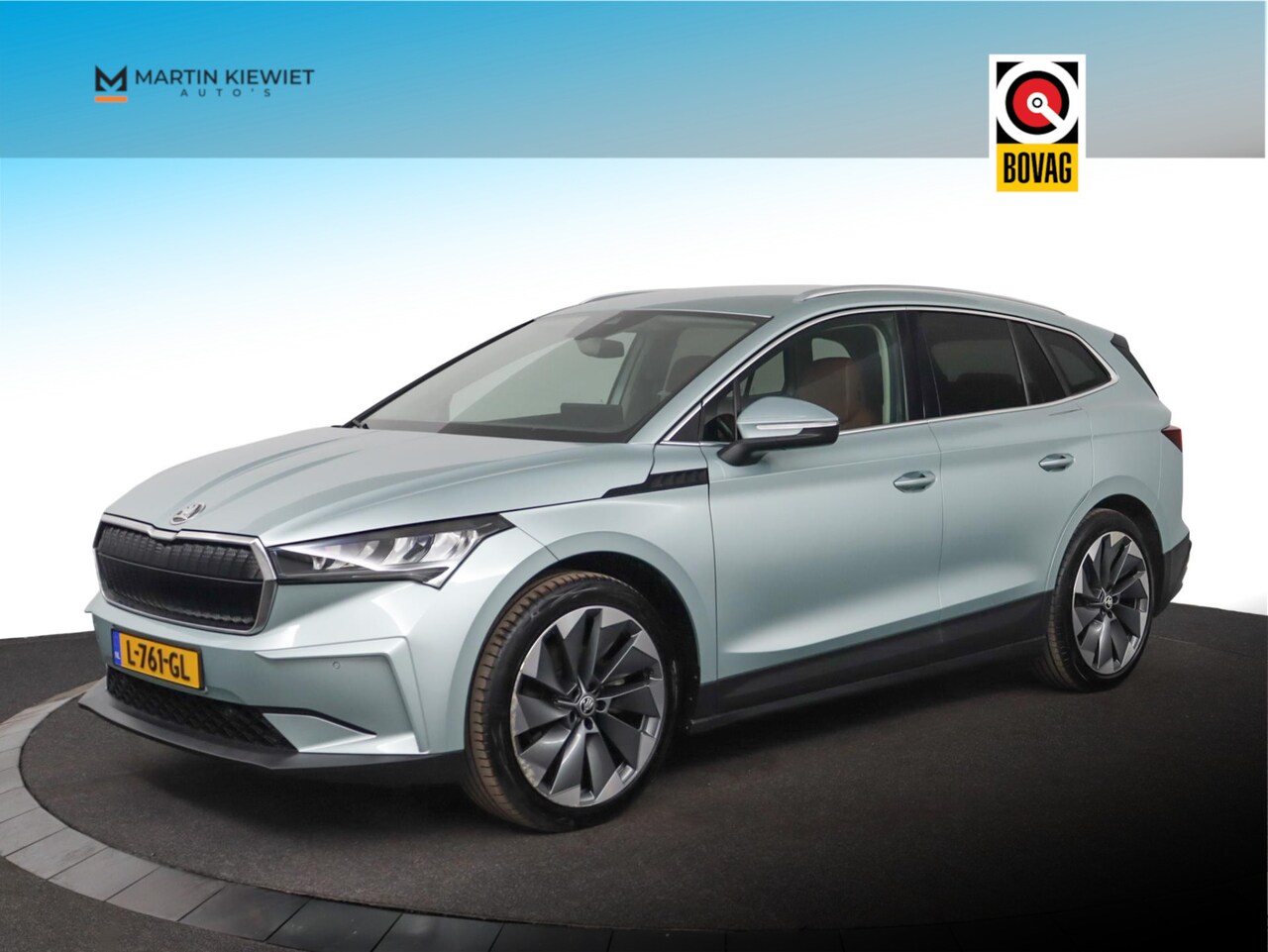 Skoda Enyaq iV - 60|Warmtepomp|Leer|Stoelverwarming|Trekhaak|SOH 92%| - AutoWereld.nl