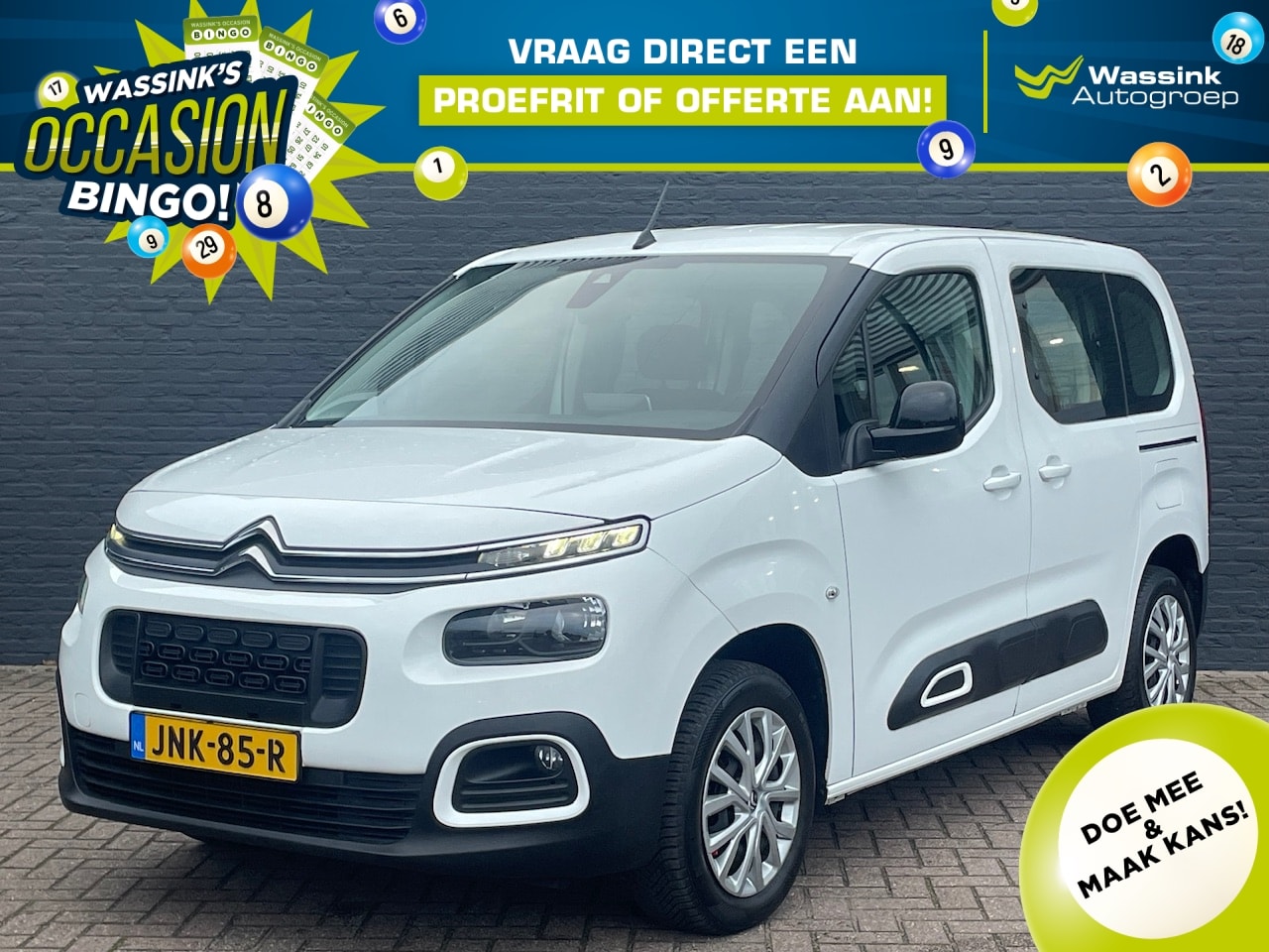 Citroën Berlingo - 1.2 PureTech 130pk EAT8 Feel | Sensoren Achter | Automaat | Navigatie | CarPlay | - AutoWereld.nl