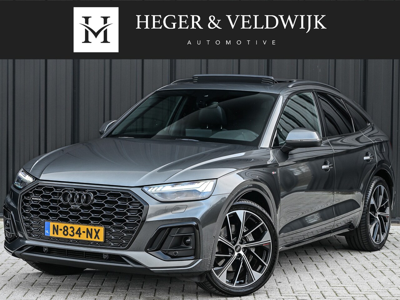 Audi Q5 Sportback - 50 TFSI e S edition · Adaptive Cruise · Memory Seats · Bang & Olufsen Sound · Stoelverwarm - AutoWereld.nl