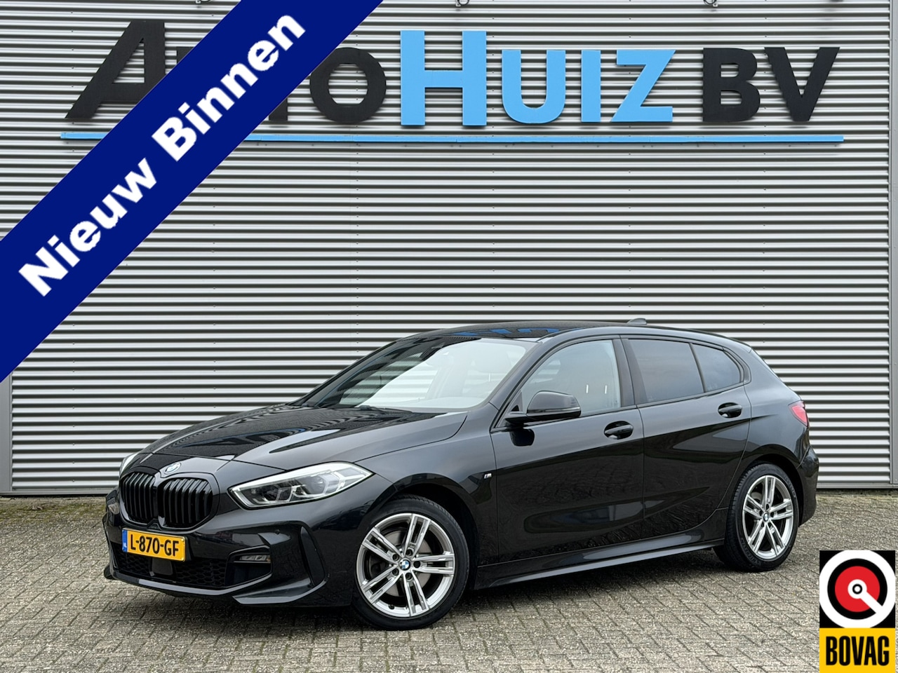 BMW 1-serie - 118i Automaat M Sport Leer Carplay Cruise Control Adaptieve LED BTW Auto - AutoWereld.nl