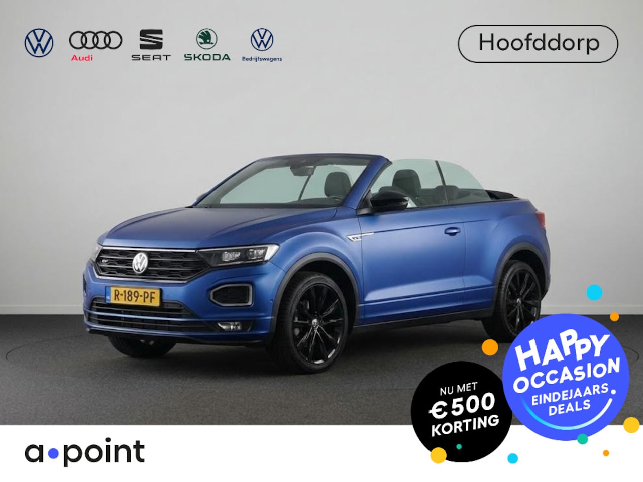 Volkswagen T-Roc Cabrio - 1.5 TSI R-Line 150pk DSG| Navi| 17'LM-velgen| Alarm| Parksensors - AutoWereld.nl