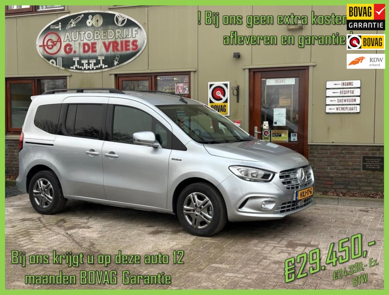 Mercedes-Benz Citan Tourer - ECitan Electric automaat BTW verrekenbaar - Prijs inclusief 12 maanden BOVAG-garantie en a - AutoWereld.nl