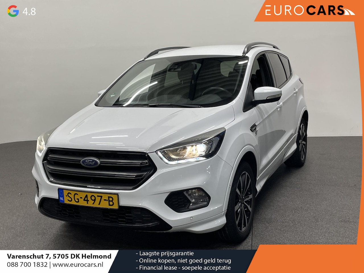 Ford Kuga - 1.5 EcoBoost ST Line Navigatie Xenon Automatische Airco Bluetooth Cruise Control Parkeerse - AutoWereld.nl
