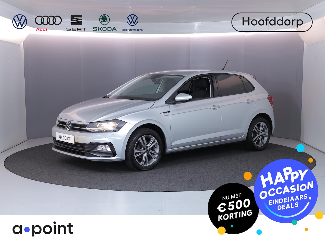 Volkswagen Polo - 1.0 TSI R-Line Edition 95pk 5bak| Navi| 16'LM-velgen| Extra getint glas| Parksensors - AutoWereld.nl