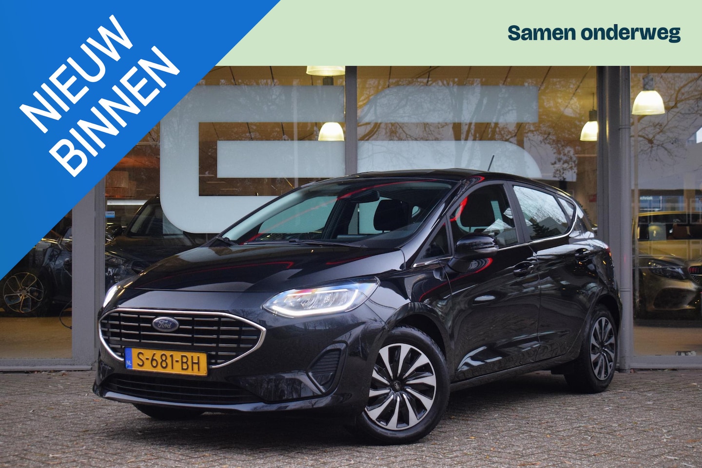 Ford Fiesta - 1.0 EcoBoost Hybrid Titanium |CARPLAY|NAVI|LED| - AutoWereld.nl