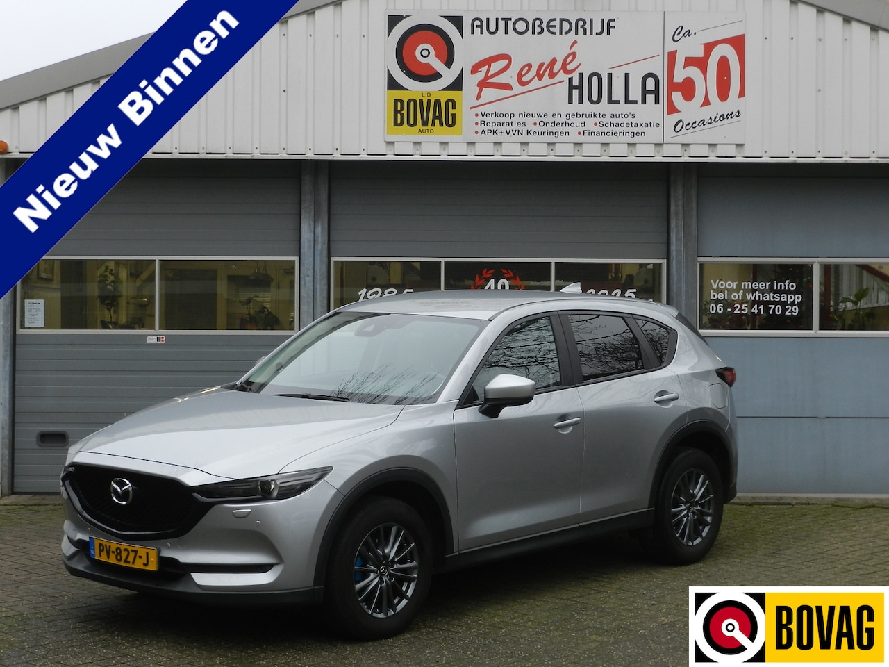 Mazda CX-5 - 2.0 SkyActiv-G 165 Skylease GT Navi Leer Cruise Climate Trekhaak - AutoWereld.nl