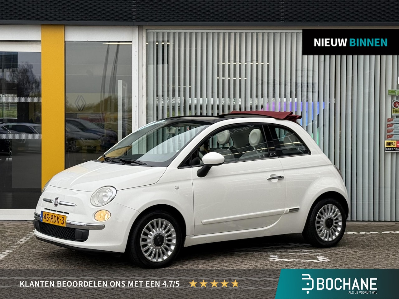 Fiat 500 C - 1.2 Lounge | NAP | Airco | Parkeersensoren | Lichtmetaal | - AutoWereld.nl