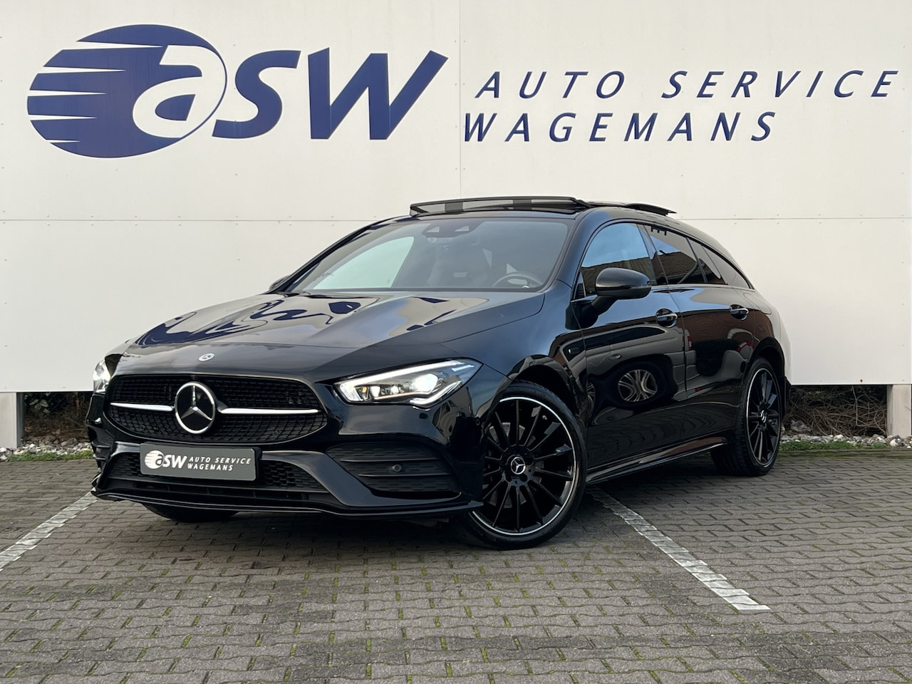 Mercedes-Benz CLA-klasse Shooting Brake - 250 e Premium Plus AMG | LED Matrix | 19 inch | 360 Camera | Night | Sfeerverlichting - AutoWereld.nl