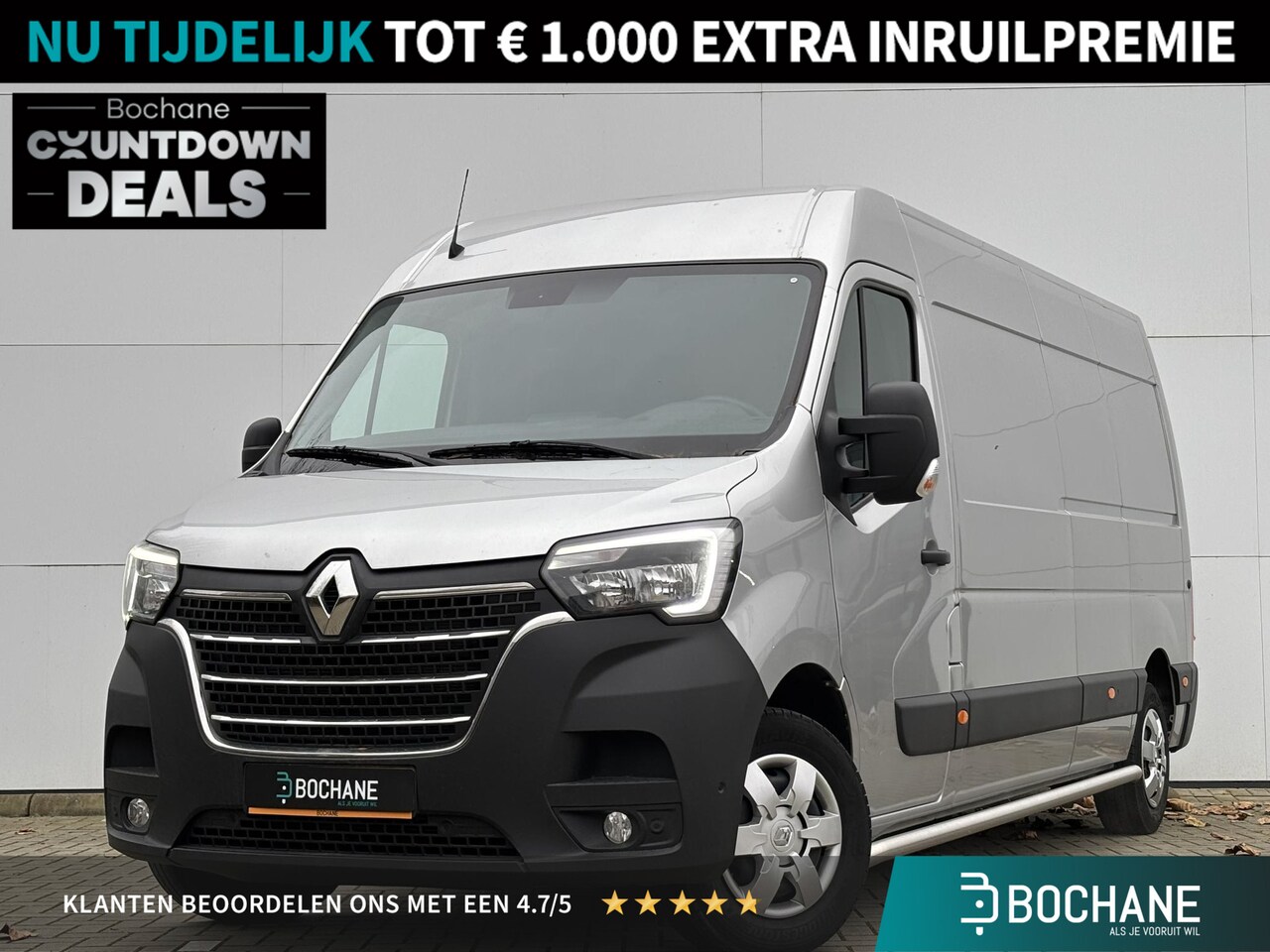 Renault Master - T35 2.3 dCi 150 L3H2 Energy Work Edition | Houtenvloer | Lat om Lat | Trekhaak | Sidebars - AutoWereld.nl
