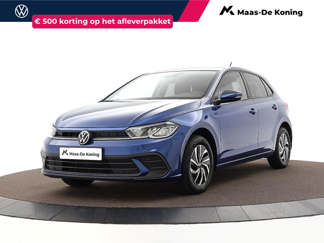 Volkswagen Polo - 1.0TSI/95PK Life · Apple/Android Car Play · Parkeersensoren · Airco · Garantie t/m 31-10-2 - AutoWereld.nl