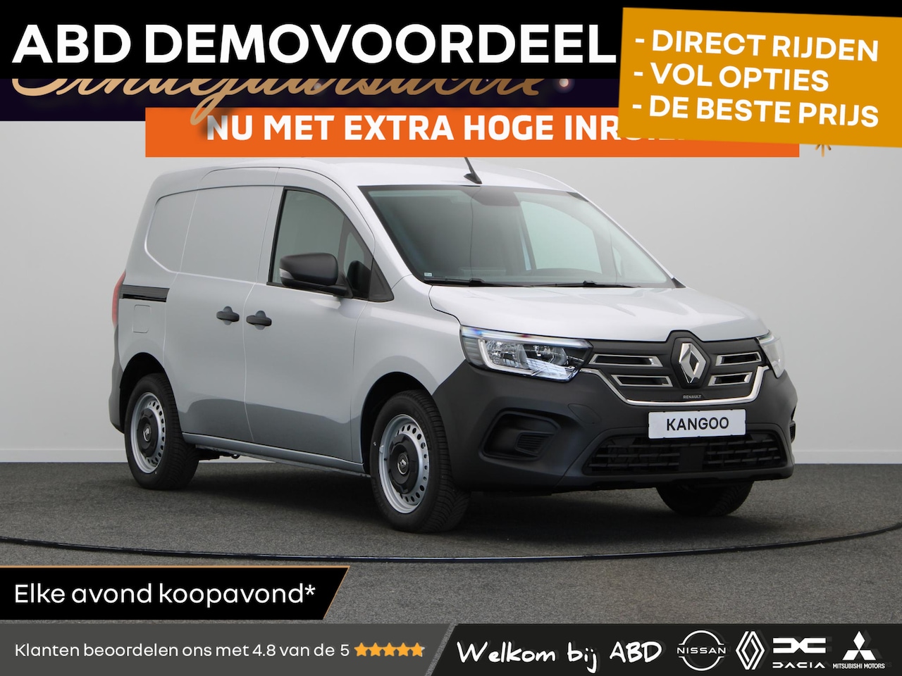 Renault Kangoo E-Tech - Advance 22 kW 44 kWh | Hoge korting | Lage rente | Direct rijden | Vol opties | - AutoWereld.nl