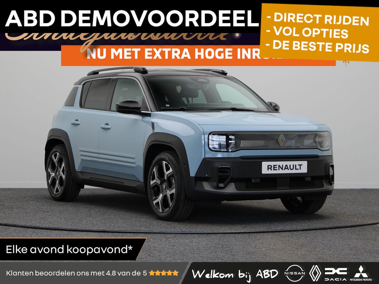 Renault 4 - comfort range techno 52 kWh | Active driver assist | Stoel- en stuurwielverwarming | Elek. - AutoWereld.nl