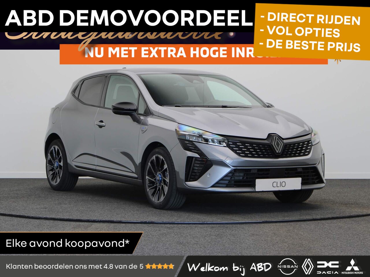 Renault Clio - E-Tech Full Hybrid 145pk esprit Alpine | BOSE audio | Stoel- en stuurwielverwarming | 360 - AutoWereld.nl