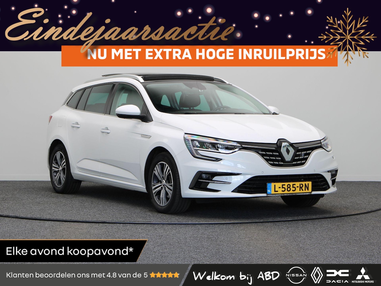 Renault Mégane Estate - 1.5 Blue dCi Intens | Head-Up Display | Panoramadak | Stoel en stuurwiel verwarming | Clim - AutoWereld.nl