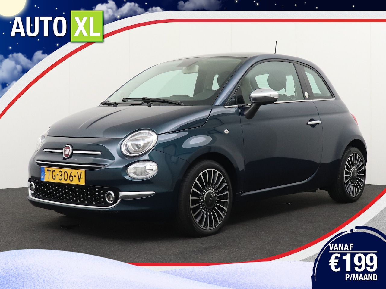 Fiat 500 - 0.9 TwinAir Turbo Collezione Carplay Panodak Climate Cruise - AutoWereld.nl