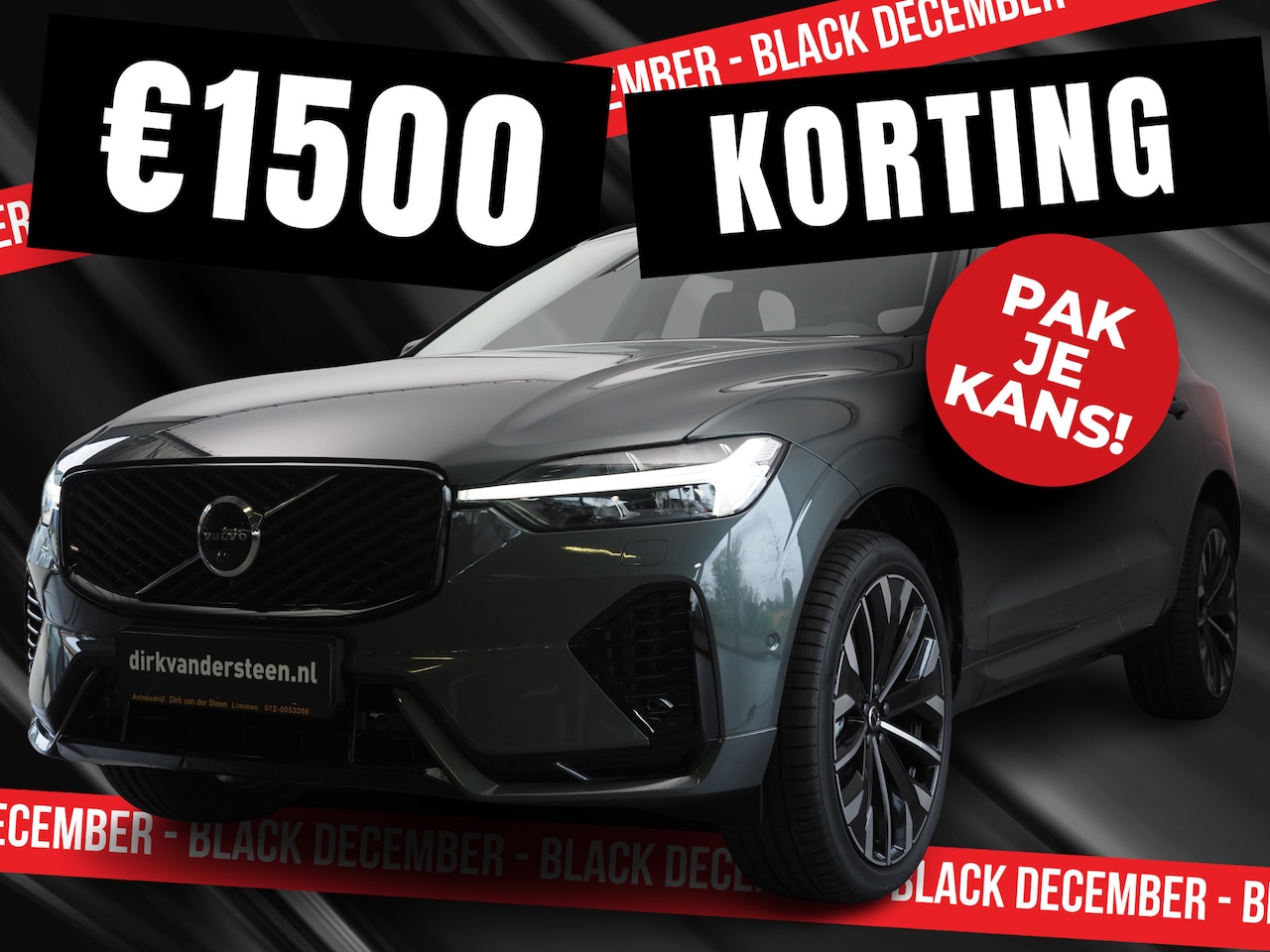 Volvo XC60 - 2.0 T6 Plug-in hybrid AWD Ultra Dark "Facelift" | Luchtvering | Bowers & Wilkins | Masage - AutoWereld.nl