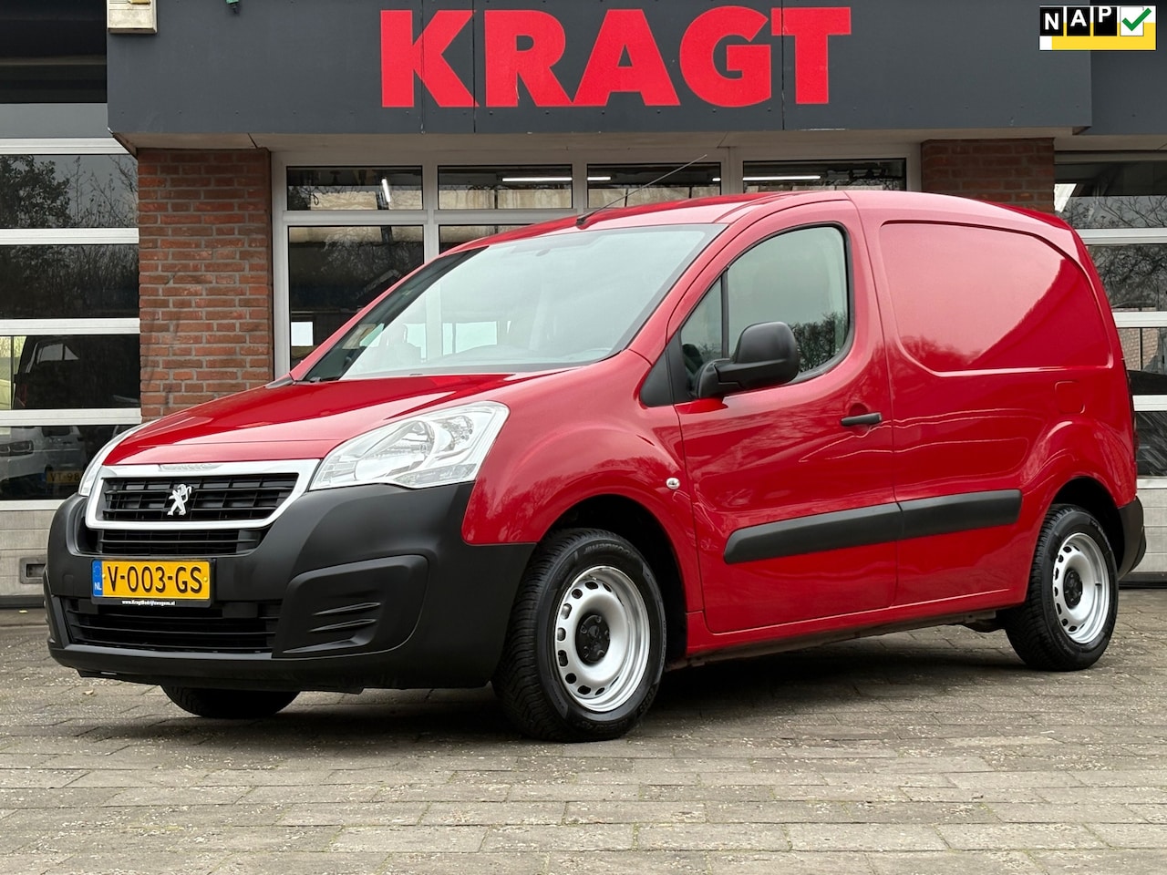 Peugeot Partner - 1.6 BlueHDi 100 L1 99PK|EURO6|NAP|1e EIG|airco|cruise|bluetooth|elektrisch pakket|radio|OR - AutoWereld.nl