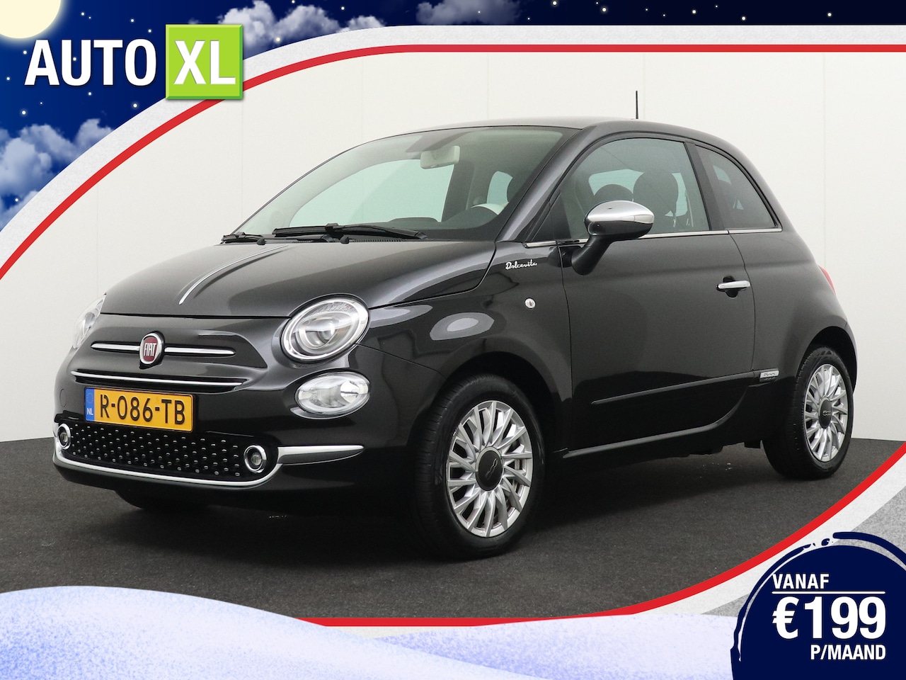 Fiat 500 - 1.0 Hybrid Dolcevita Carplay Panodak Digi. Dash. Parksens - AutoWereld.nl
