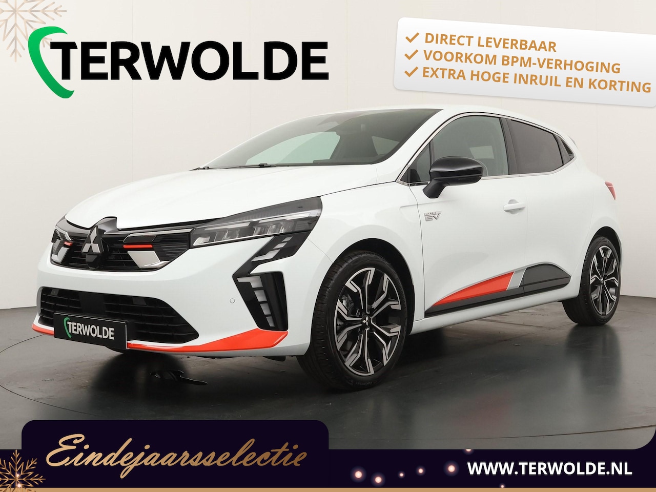 Mitsubishi Colt - 1.6 HEV Intense+ | €2.500 Voordeel | Exclusief bij Terwolde | Instaplijsten | Striping | 1 - AutoWereld.nl