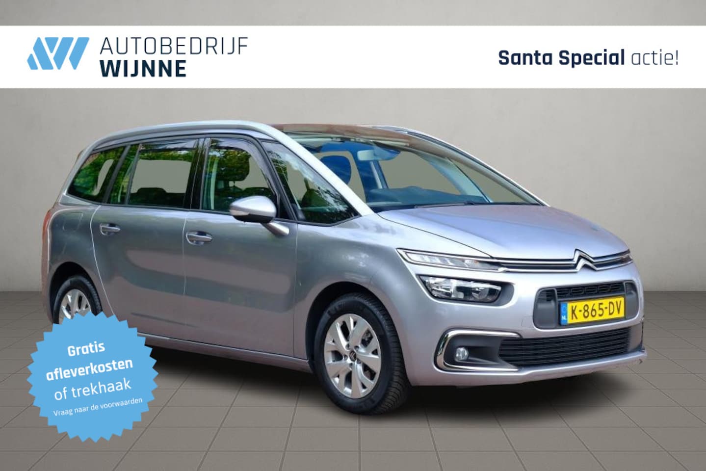 Citroën Grand C4 SpaceTourer - 1.2 PureTech 130pk Feel 7 Persoons | Navi | Climate | Cruise | Camera | PDC - AutoWereld.nl