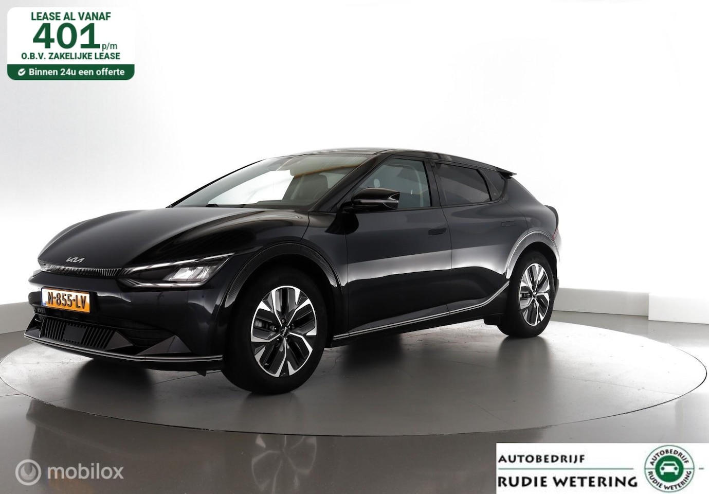 Kia EV6 - Plus 77.4 kWh 229pk| leer|stoelverwarming/koeling|cam|nav|acc|lmv19 - AutoWereld.nl