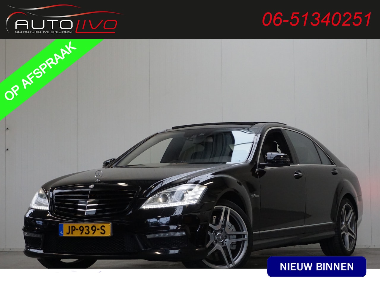 Mercedes-Benz S-klasse - AMG 63 Lang NIEUWPRIJS 240.000 euro. BOM VOL!! - AutoWereld.nl