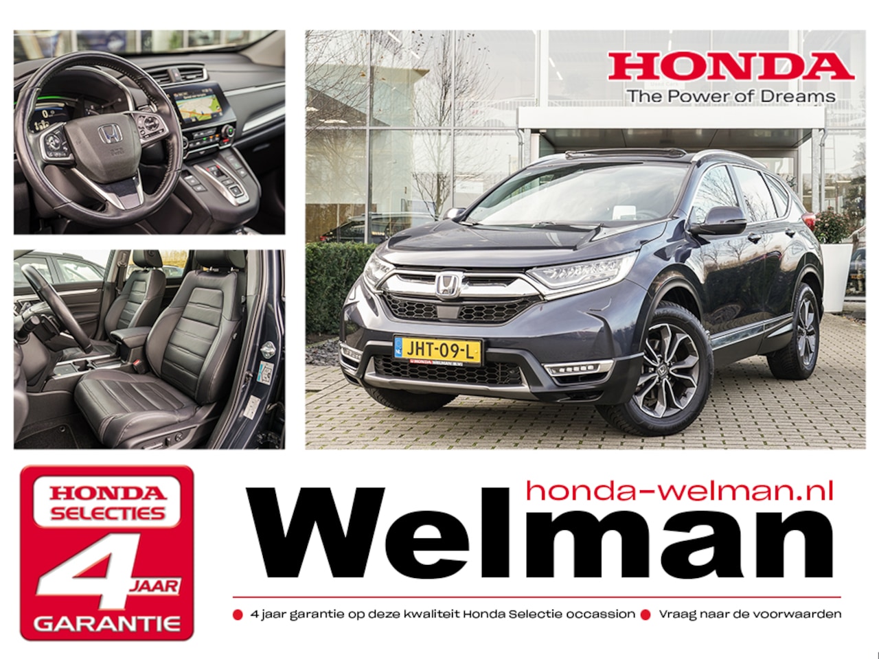 Honda CR-V - 2.0i e:HEV AWD EXECUTIVE - FULL HYBRID - AUTOMAAT - 184 PK - ALL WEATHERS - AutoWereld.nl