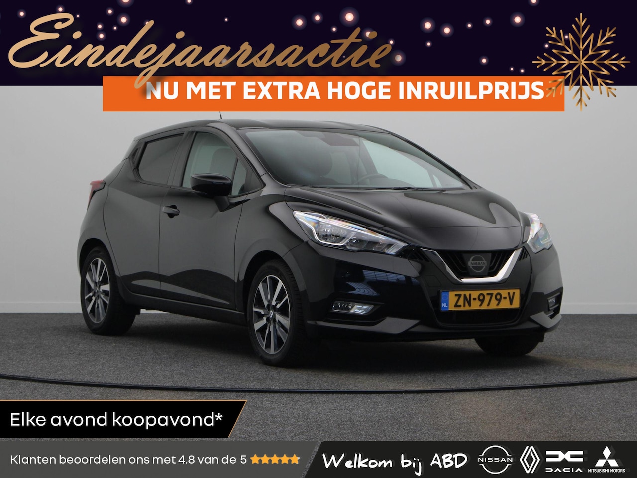 Nissan Micra - 0.9 IG-T N-Connecta | Cruise control | Climate control | Navigatie | start stop systeem | - AutoWereld.nl