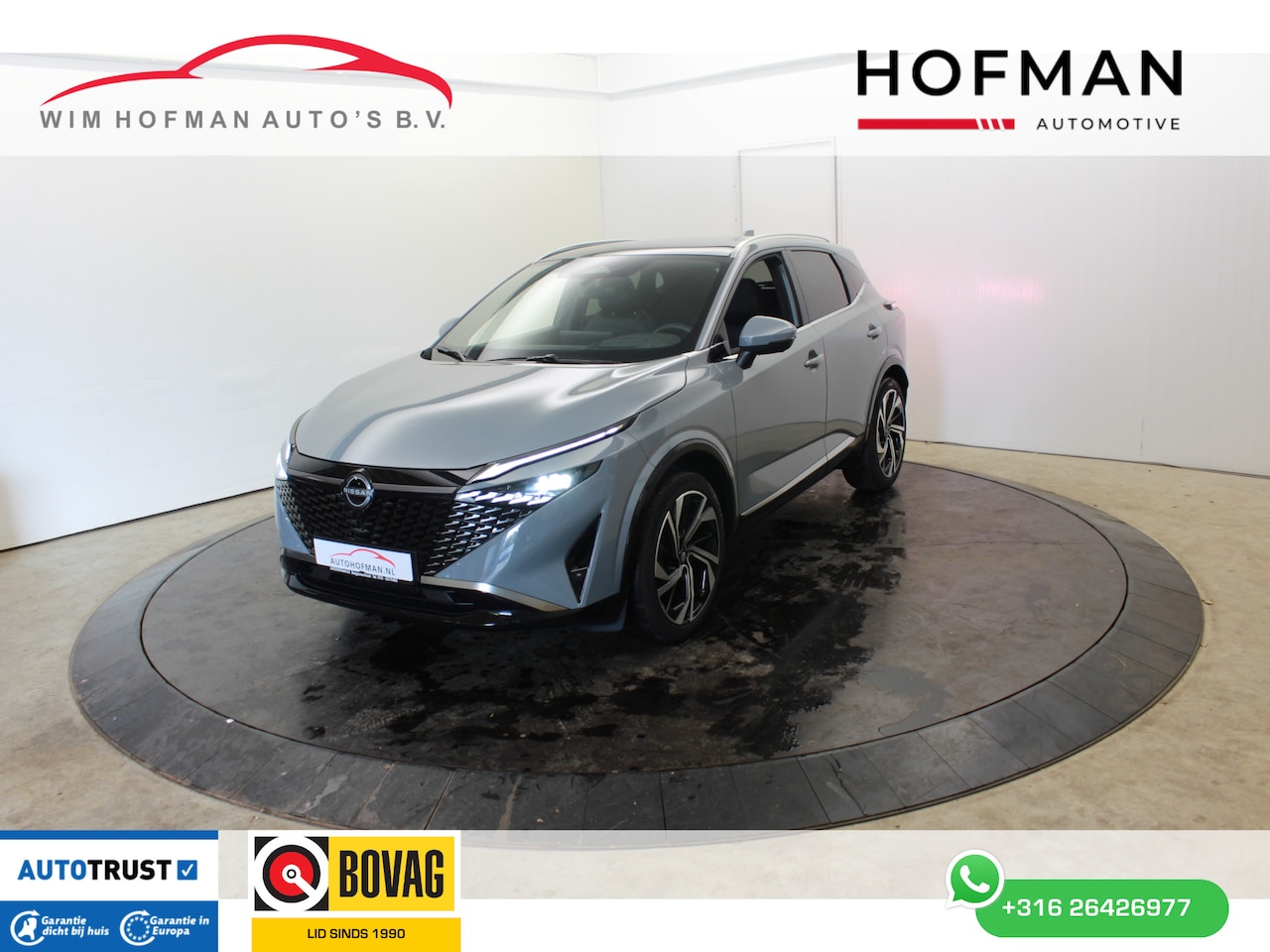 Nissan Qashqai - 1.3 MHEV Xtronic Tekna Plus 360° Cam Head-Up Vol Leder - AutoWereld.nl