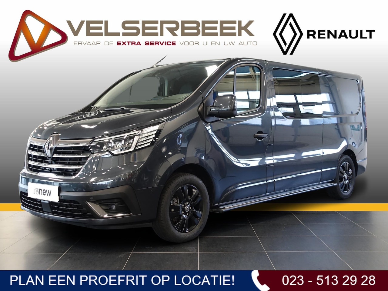 Renault Trafic - 2.0 dCi 150L2H1 DC Business *Automaat/Trekhaak * - AutoWereld.nl