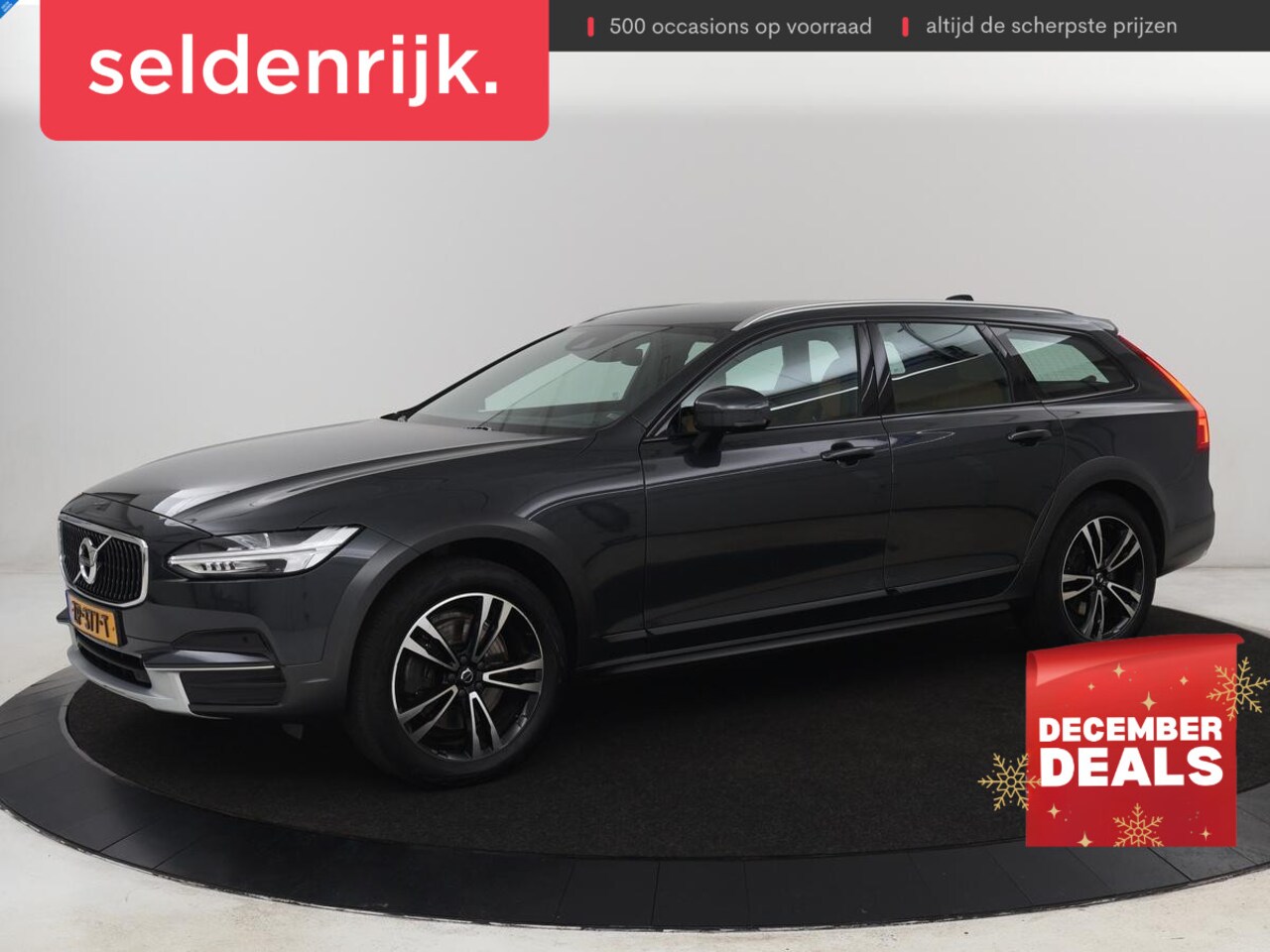 Volvo V90 Cross Country - 2.0 T5 AWD | Leder | Trekhaak | Stoelverwarming | Adaptive cruise | Camera | Carplay | 19' - AutoWereld.nl