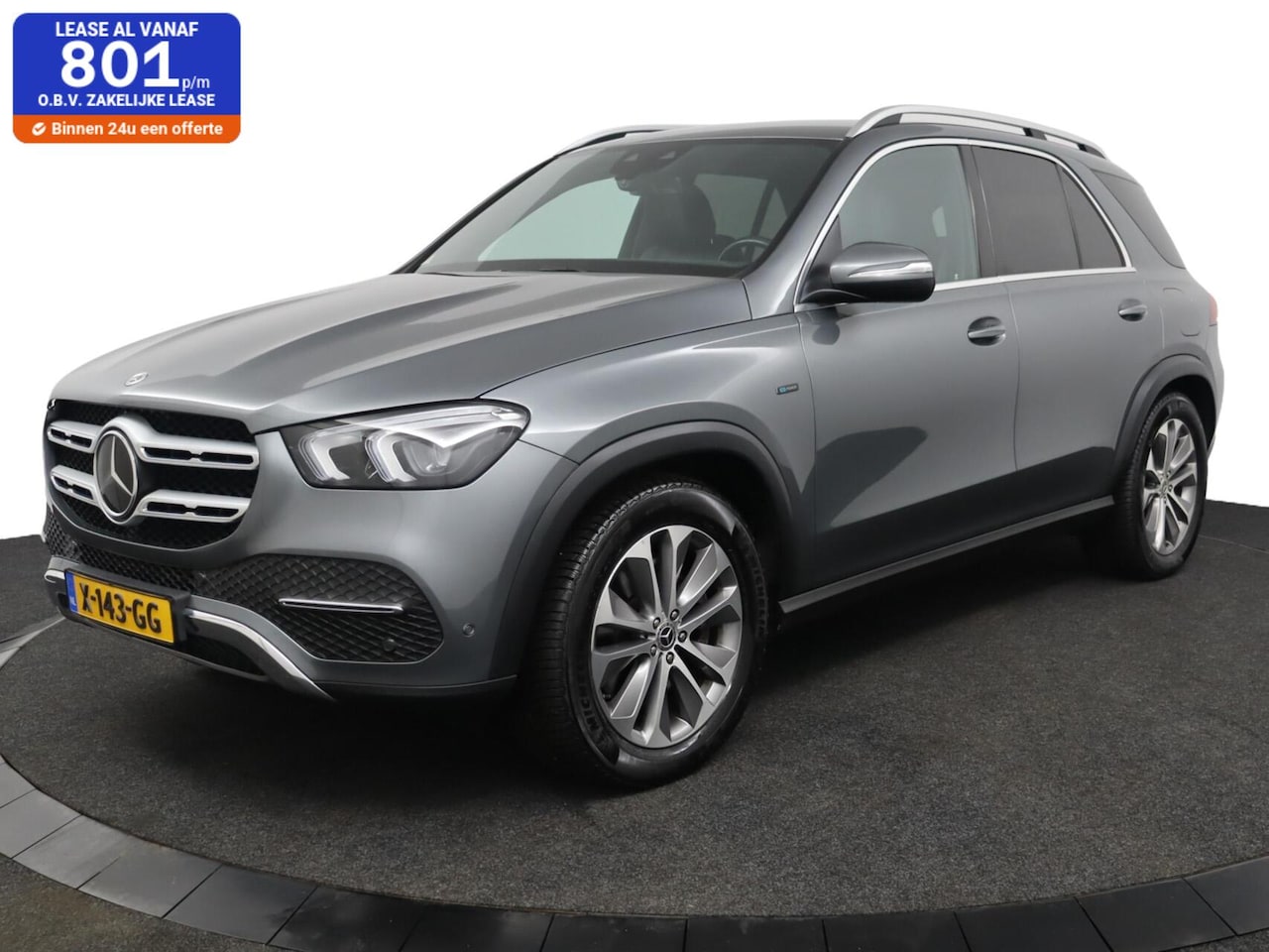 Mercedes-Benz GLE-Klasse - Mercedes GLE 350de 4x4 Stoelverw Leder 120km elektr Trekhaak - AutoWereld.nl