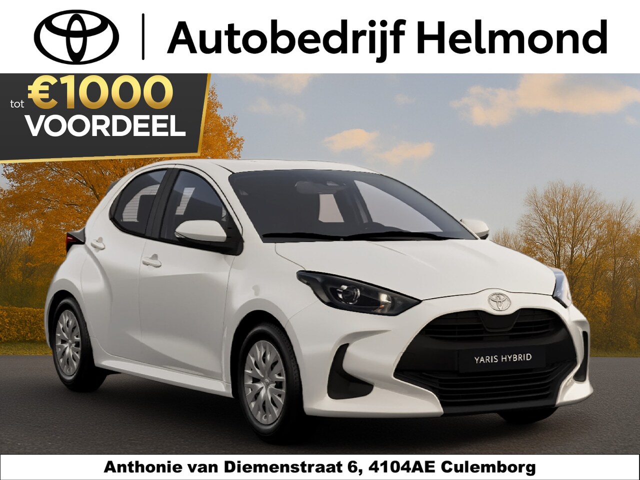 Toyota Yaris - 1.5 Hybrid 115 Comfort €25.895,- RIJKLAAR! Nu €1.000,- voordeel! Nu extra scherp geprijsd! - AutoWereld.nl