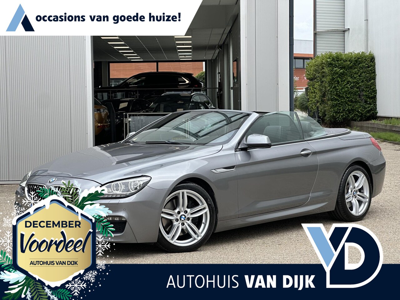 BMW 6-serie Cabrio - 640i High Executive M-Pakket | NL Auto/2e Eign./Voll.Historie/19"/Adapt.Cruise/Leder - AutoWereld.nl