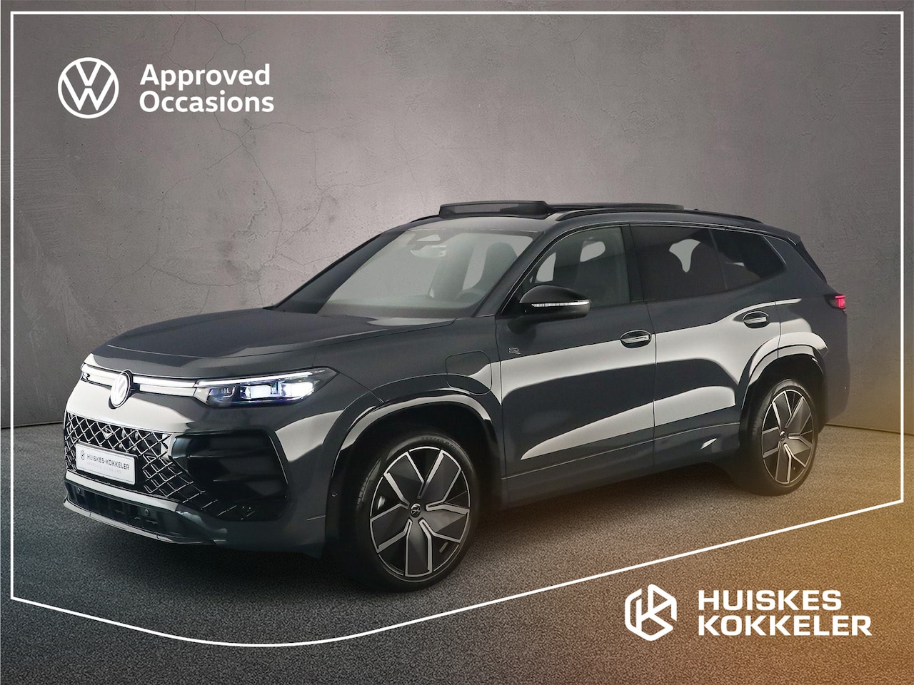 Volkswagen Tayron - R-Line Edition 1.5 TSI eHybrid 272pk DSG Automaat Trekhaak, Panoramadak, Black Style, Navi - AutoWereld.nl