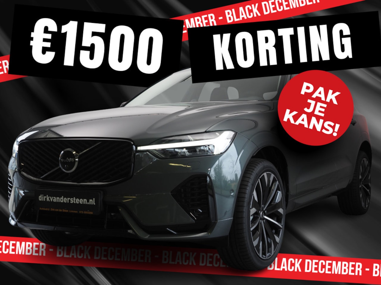 Volvo XC60 - 2.0 T6 Plug-in hybrid AWD Ultra Dark "Facelift" | Luchtvering | Bowers & Wilkins | Masage - AutoWereld.nl