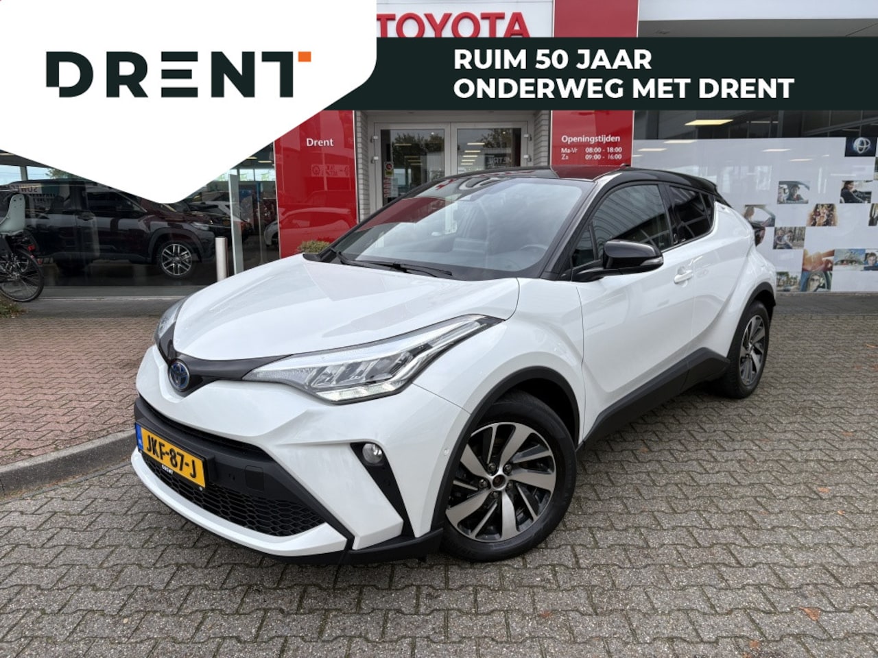 Toyota C-HR - 2.0 Hybrid Style Bi-Tone | Stuur + stoelverwarming | Carplay/And - AutoWereld.nl