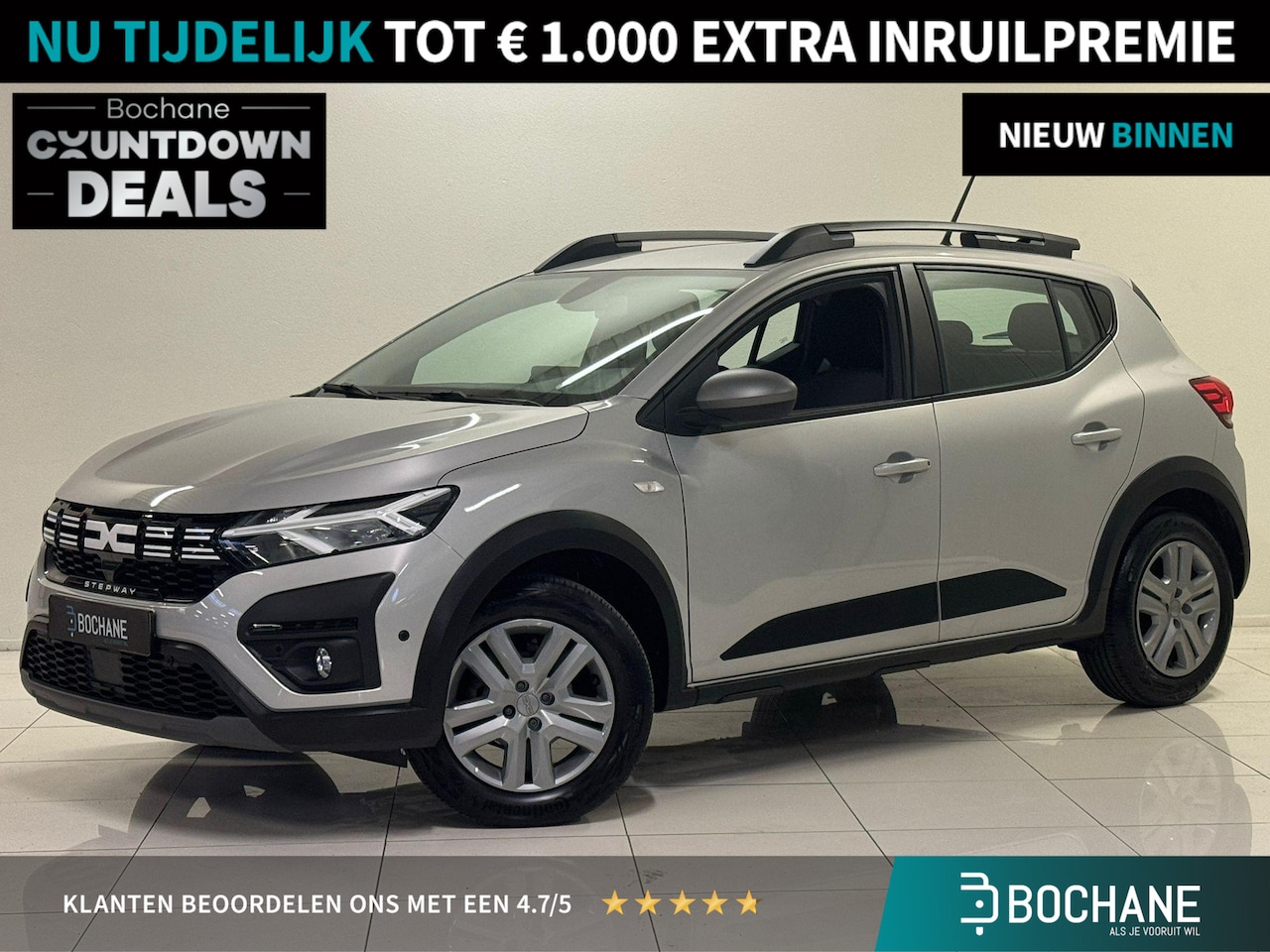 Dacia Sandero Stepway - 1.0 TCe 100 ECO-G Expression | Apple CarPlay / Android auto navigatie | Trekhaak | Achteru - AutoWereld.nl