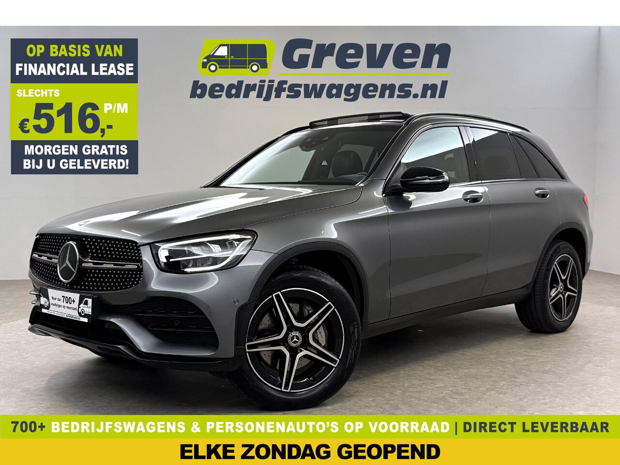 Mercedes-Benz GLC-klasse - 300de 4MATIC Business Solution AMG | Pano | Sfeerverl. | Camera | Virtual | Carplay | El.T - AutoWereld.nl