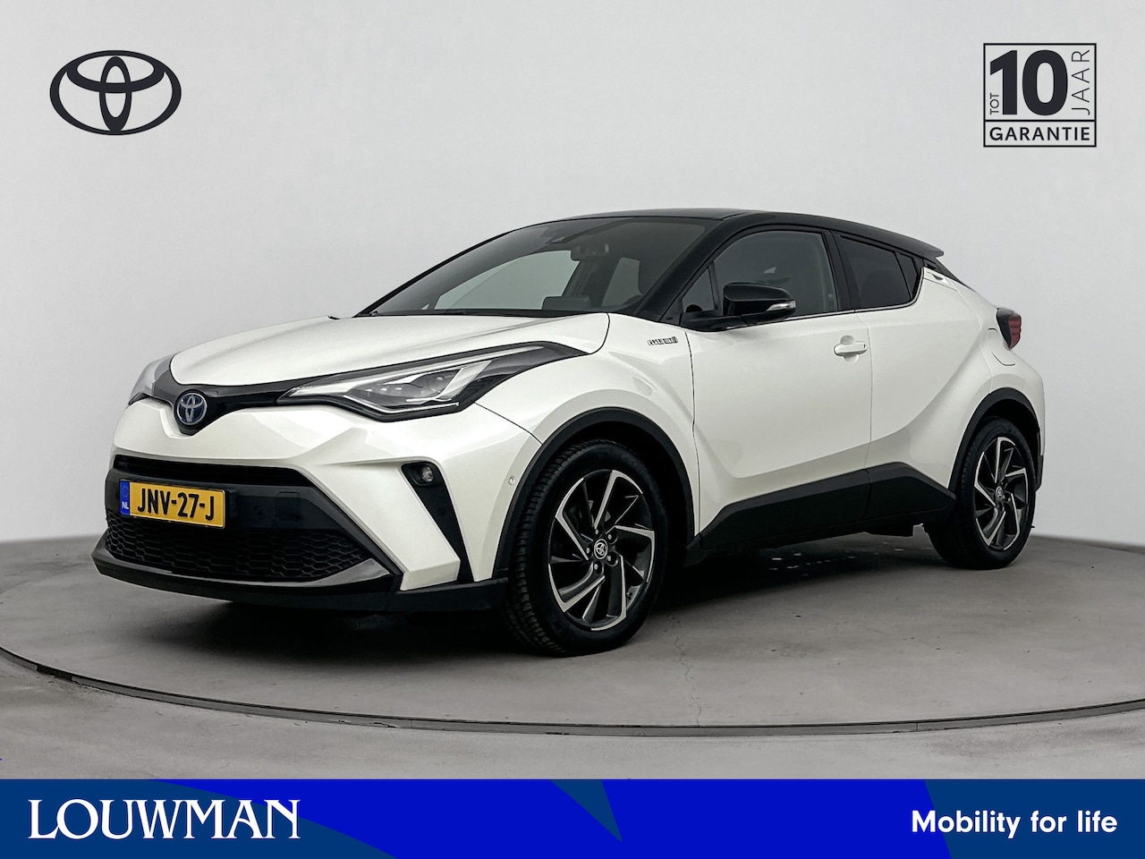 Toyota C-HR - 2.0 184 PK Hybrid Bi-Tone | JBL Premium Audio | Half lederen bekleding | Navigatie | - AutoWereld.nl