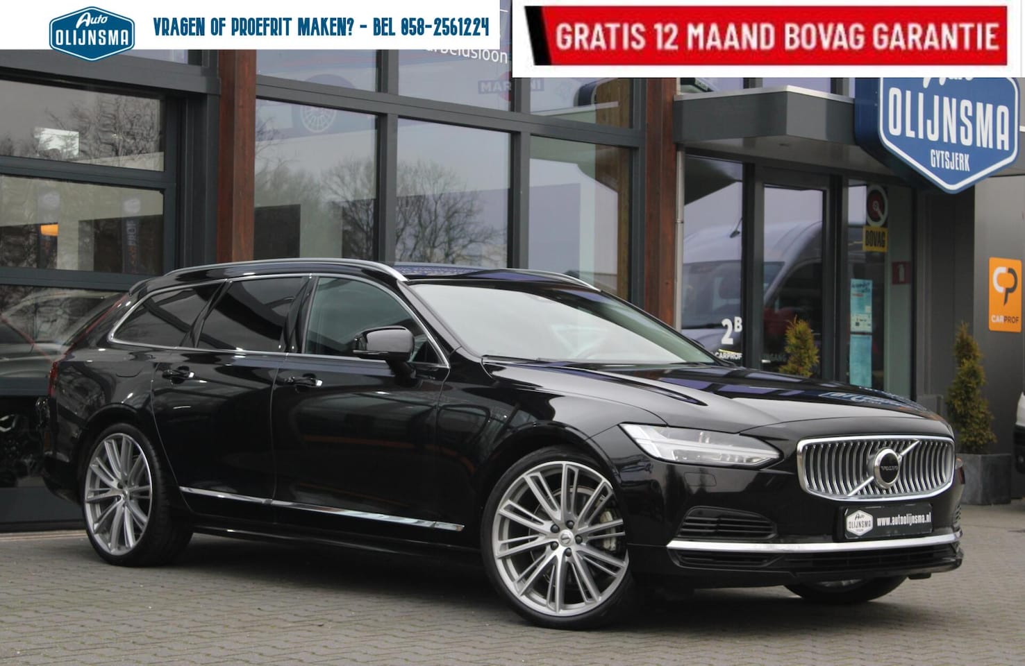 Volvo V90 - 2.0 T6 AWD Inscription|Leder|Camera|Stoelverwarming| - AutoWereld.nl