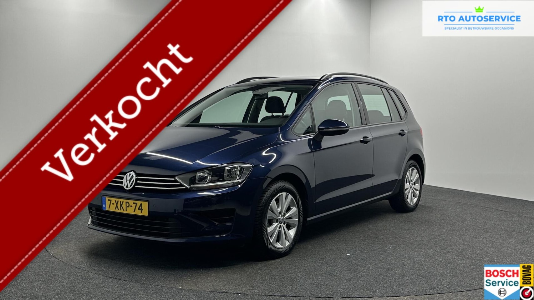 Volkswagen Golf Sportsvan - 1.6 TDI Highline ECC NAVI TREKHAAK 76000 KM. - AutoWereld.nl