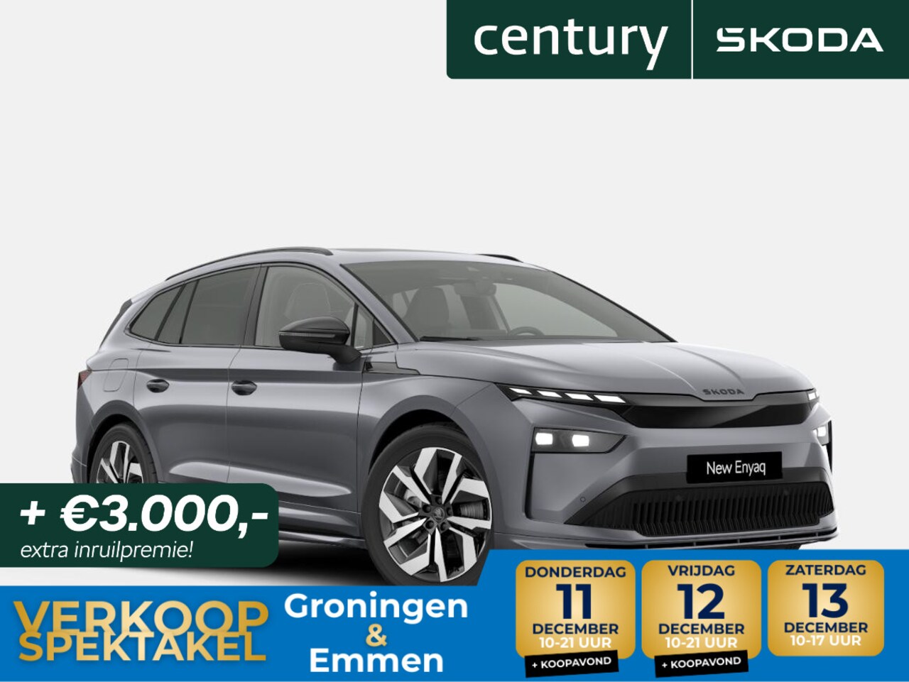 Skoda Enyaq iV - Sportline Elektromotor 210 kW / 286 PK SUV Elektri - AutoWereld.nl