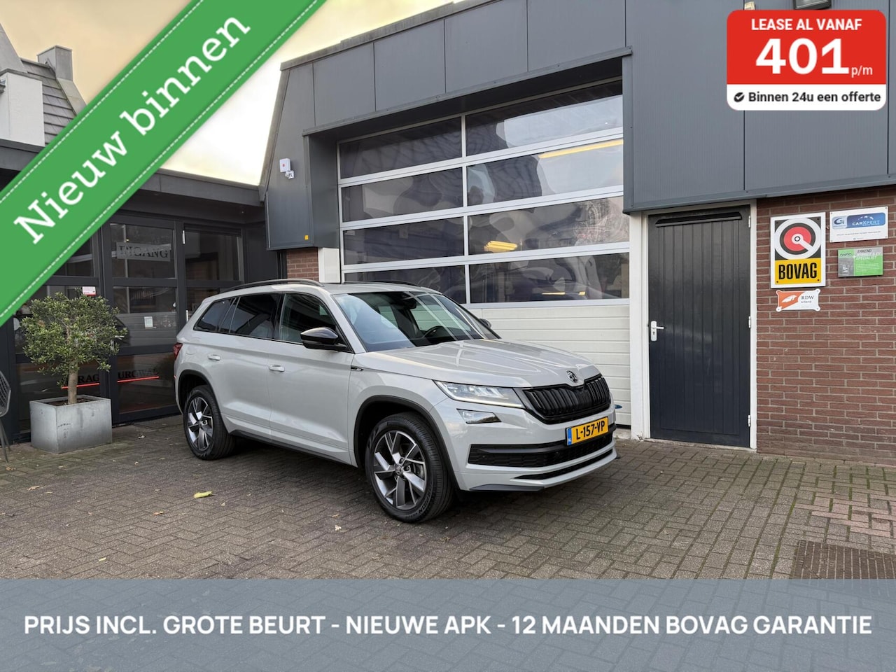Skoda Kodiaq - 1.5 TSI Sportline 7P PANO/ACC *ALL-IN PRIJS* - AutoWereld.nl
